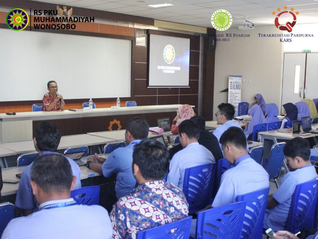 Menghadapi Akreditasi SNARS, PMKP RS PKU Muhammadiyah Wonosobo adakan In House Training