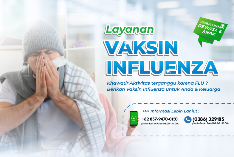 Vaksin Influenza di RS PKU Wonosobo